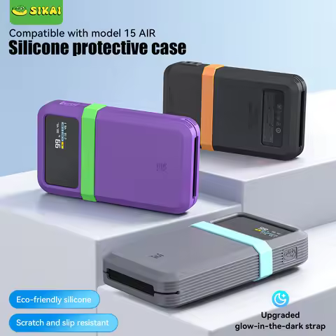 SIKAI Silicone Case For CUKTECH No.15 AIR 100W Portable Power Bank 15000mAh Travel Design with Data