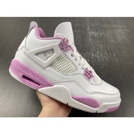 2023 Ready stock Air Jordan 4 Retro White Pink Oreo Unisex Athletic AJ4 Basketball Shoes CT8527-116 