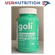 Pre+Post+Probiotics 3:1 Gummies "Goli" 60 tablets: Supports the digestive system, healthy immune sys