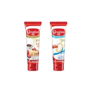 2 Formulas Carnation Sweetened Condensed Milk Squeeze Tube Normal 0% Fat Low Sugar 180 Grams