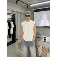 Korean Loose Fit Tank Top Men Tank Top Men Gym Tank Top Sleeveless T Shirt Men