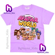 CHILDREN'S CLOTHES AVATAR WORLD GAME CHILDREN'S T-SHIRTS UNISEX CHILDREN'S TOPS GIRLS' CLOTHES PREMI