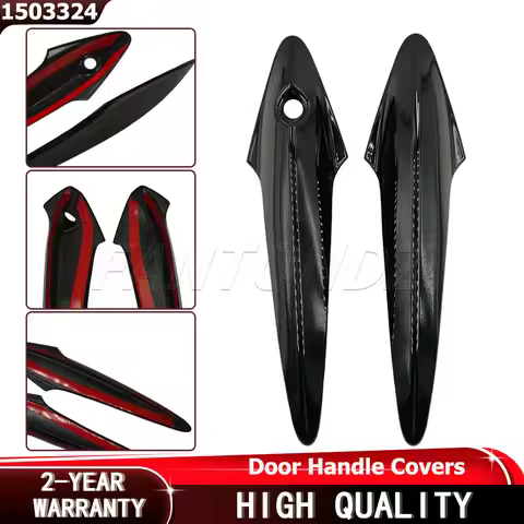 For Honda Type R MK8 FK 1503324 For Honda Civic FN2 2006-2011 Gloss Black Door Handle Covers Decor T
