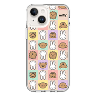 HI-SHIELD Stylish เคสใสกันกระแทก iPhone รุ่น Miffy026 [เคส iPhone17iPhone16iPhone15iPhone14iPhone13i