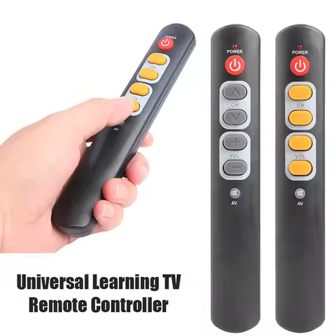 Universal Television Remote Control for TV STB DVD DVB HIFI Professional 6-Key Learning Switch Gadge