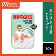 Huggies Air Soft Baby Pants Diapers Size XL 30's (For 12-17kg)