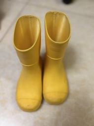 二手 Achilles 黃色兒童雨靴 16碼 made in Japan