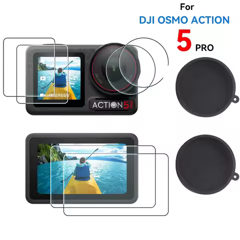 Camera Lens Dust Cover For DJI Osmo Action 5 Pro Non Slip Silicone Lens Protection Action 5 Pro Came