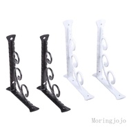 JoJo 1 Pair Metal Floating Shelf Brackets for DIY Table Work for Bench Bookcases