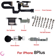 Full Set Screen LCD Parts Replacement For iPhone 7 8 Plus Front Camera Home Button Flex Cable Ear Sp