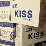 Helmet singapore KISS HELMET RACING TEAM (PM DULU CONFIRM STOCK)
