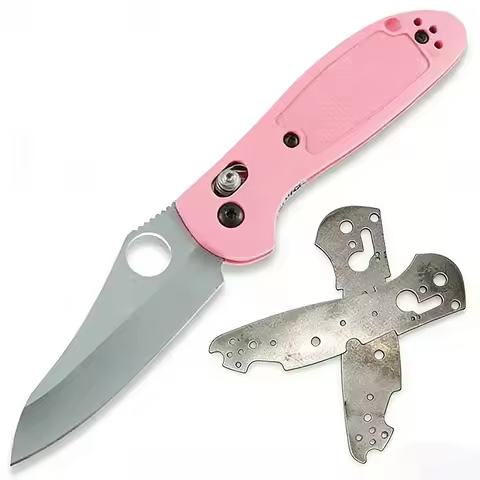 Knife Stainless Steel Liners Back Spacer For Benchmade Mini Griptilian 555 556 Knives Lining DIY Mak