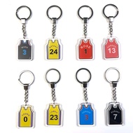 NBA Jersey Keychain Basketball keychain Merchandise Idea Basketball lovers (Curry/Kobe/Lebron/Durant