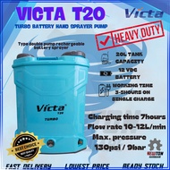''VICTA'' TURBO BATTERY HAND SPRAYER PUMP (LIGHT BLUE) -20L -T20