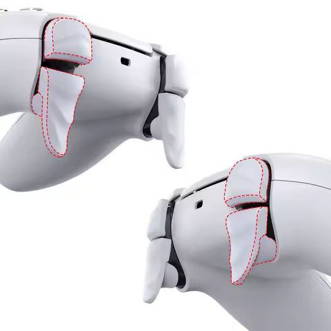 PlayVital DUNE 2 Pairs Trigger Stop Shoulder Buttons Extension Kit for ps5 Controller, for PS Portal