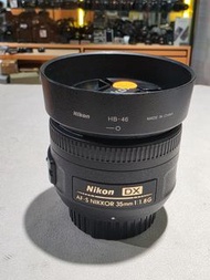 Nikon AFS 35mm F1.8G DX Lens