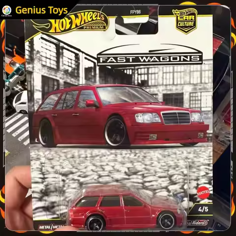 Hot Wheels Premium 2025 Car Culture Fast Wagons MERCEDES-BENZ E 36 AMG 1:64 Diecast Alloy Metal Body