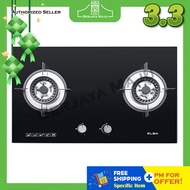 Elba 2 Burner Built-In Glass Gas Cooker Hob EGH-K8842G(BK)
