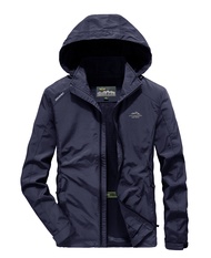 2021 spring and autumn new loose tide zipper outdoor leisure breathable rainproof and durable jacket