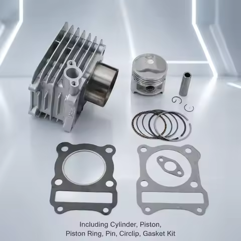 57mm Motorcycle Cylinder Piston Kit for Suzuki GS125 DF125 DR125 GN125 Engine Parts Replacement