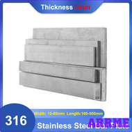 [ARRME] แผ่นเหล็กจาน500 1แผ่นแผ่นเหล็กหนา5มม. 10/15/20/25/30/40/50/60/80มม. ความยาว ☆