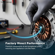 HH Washing Machine Motor Carbon Brushes Spark Resistant Durable Copper Carbon 2Pcs Replacement Parts