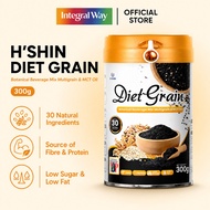 Hishin DietGrain 300g | Multigrain Botanical Beverage With Prebiotic & MCT Oil For Gut Wellness & Da