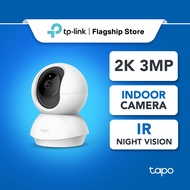 【SIRIM】TP-Link Tapo 3MP 2K WiFi CCTV IP Home Security Camera 360 Degree Night Vision 2 Way Audio TC7