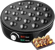 22 Holes Electric Takoyaki Machine, 1000W Portable Takoyaki Maker, Non-Stick Octopus Grill Tray, Home Grill, for Making Takoyaki Octopus Balls, Camping trips, Food stalls