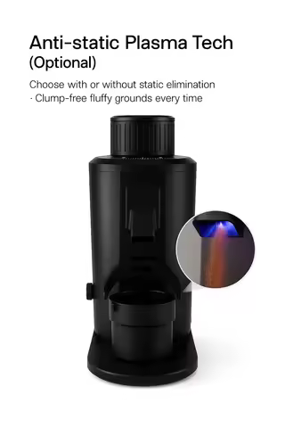 Coffee G180F Single-dose Coffee Grinder 80mm Flat Burrs 550W Brushless Motor Plasma Anti-Static Adju