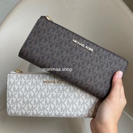 Mk long wallet zip signature