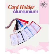 Quality aluminum card holder, metal id card holder, employee card