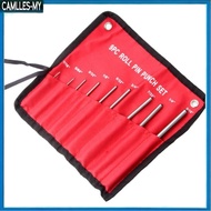 【CMY】 9-Piece Pin Punch Set:  Steel Tools for Precision Crafting & Repairs