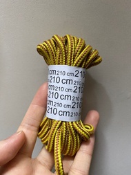 鞋帶 210 cm 經典黃啡配色 （適用於dr martens 14-20孔 ）