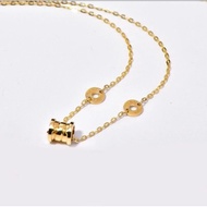 Welcome in Store99 Store Titanium Necklace Round Nuri Chain Pendant Ring Gem