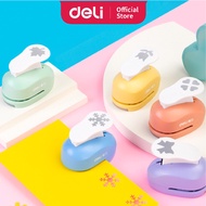 Deli Paper Punch For Kids DIY Craft Embosser Hole Puncher Mini Scrapbooking Paper Punchers Cute Stat