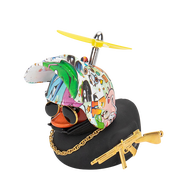 Bicycle Black Duck Cartoon Little Black Ducks Level 3 Helmet Duck Bicycle Bells Motor Accessories Ca