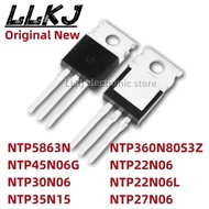 1-5PCS NTP5863N NTP45N06G NTP30N06 NTP35N15 NTP360N80S3Z NTP22N06 NTP22N06L NTP27N06 TO220 MOS FET F