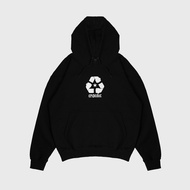 Epidemic Pullover Hoodie 330 Gsm Reversal Black
