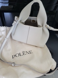 polene  beri  bag 手袋 粉筆白
