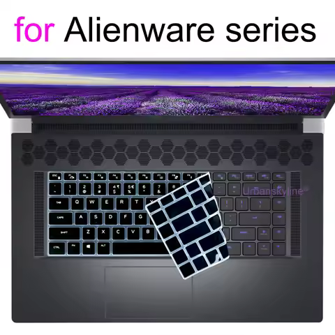 Keyboard Cover for Alienware M15 R7 M17 R5 R6 X14 X15 R1 X17 R2 Area-51m R3 R4 14 15 16X 16 17 18 Pr