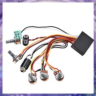 (GPBS) Bass 3 Band Active & Passive EQ Equalizer Preamp Circuit for Bass Pickup