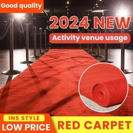 length 1M-10M Red Carpet Wedding Carpet Custom Length Aisle Runner Indoor Outdoor Decoration Carpet