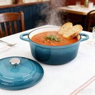 1pc Large Capacity Cast Iron Enamel Pot