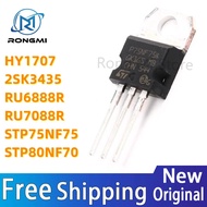 1-5PCS P75NF75 RU6888R HY1707 HY1707P RU7088R 2SK3435 K3435 STP75NF75 P80NF70 TO-220 Field-effect tr