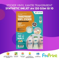 FixPrint Xantri Synthetic Matte Vinyl Sticker Glossy/ Transparent InkJet White A4 170gsm 120gsm Synt