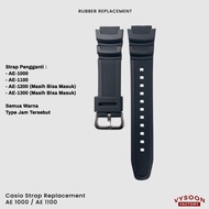 Casio AE 1000W AE 1100W AE 1200 AE 1300. Watch Rubber Strap