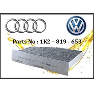 Audi Volkswagen - Passat Scirocco Tiguan TTS MK2 B7 Aircond Filter Cabin Air Filter 1K2-819-653