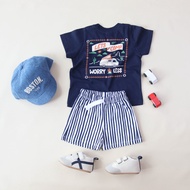 KATUN Nuka Baby and Boy Clothes Set Ages 1-6 Years Premium 100% Cotton Navy Lets Camp