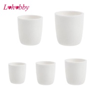 [Lohobby] 99% Al2O3 Alumina Cylindrical Lab Crucible Melting Pot Container 20ml -150ml